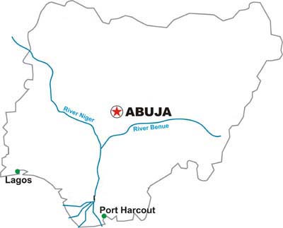Nigeria map